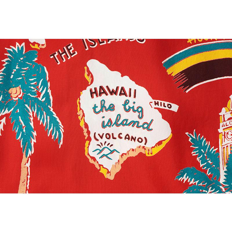 SUN SURF サンサーフ 半袖 アロハシャツ RAYON HAWAIIAN SHIRT
