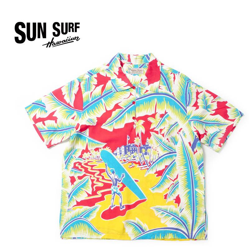 SUN SURF アロハシャツ SPECIAL EDITION SS39063 SUN SURF サンサーフ 半袖アロハシャツ WALTAH CLARKE'S SPECIAL