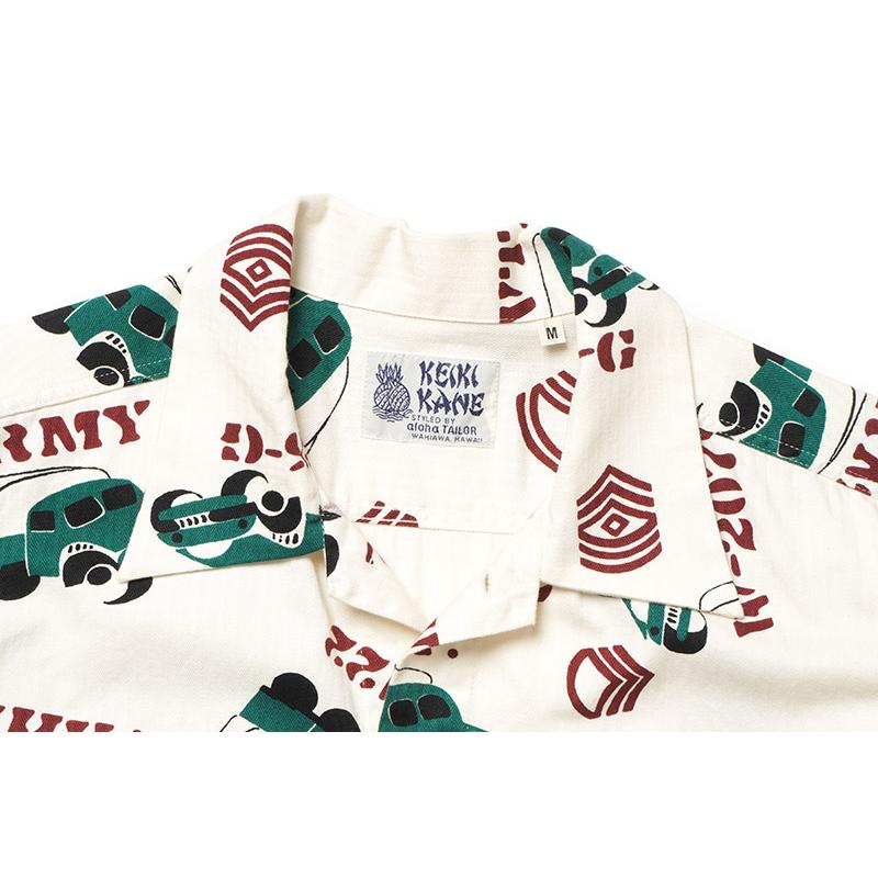 SUN SURF サンサーフ 半袖 アロハシャツ COTTON HERRINGBONE