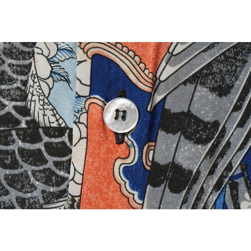 SUN SURF サンサーフ 半袖 アロハシャツ 日本の意匠 SURF×葛飾