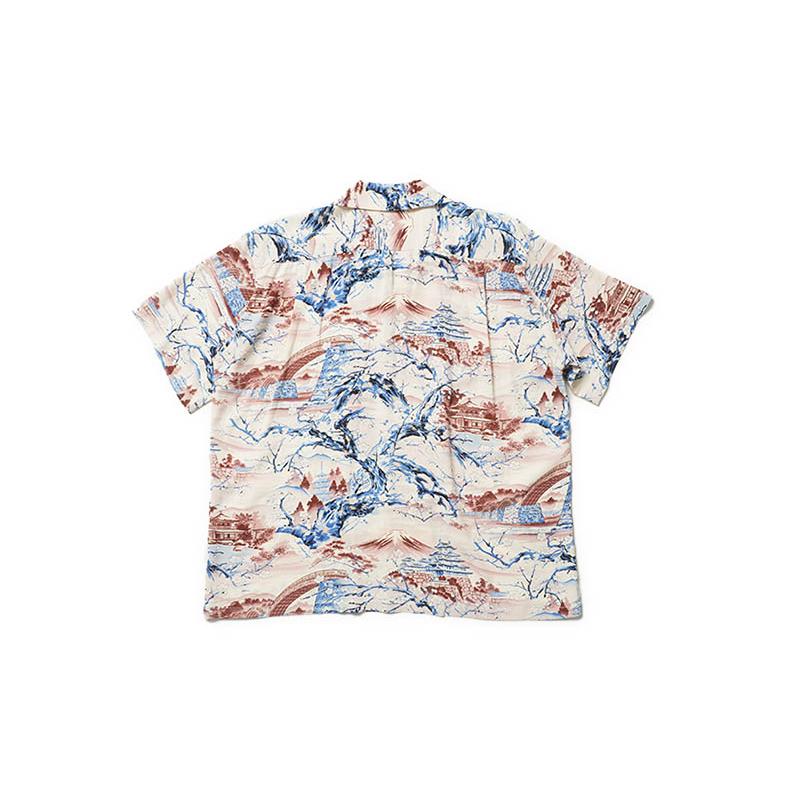 SUN SURF サンサーフ 半袖 アロハシャツ RAYON HAWAIIAN SHIRT