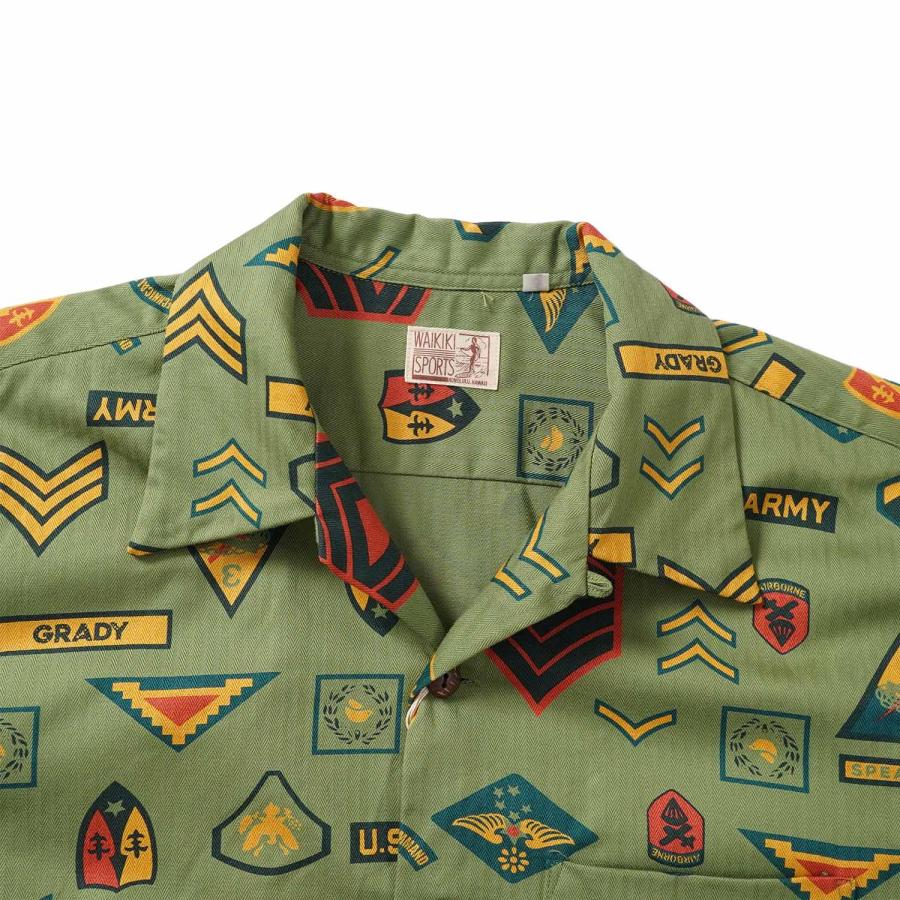 SUN SURF サンサーフ 半袖 アロハシャツ COTTON HERRINGBONE HAWAIIAN