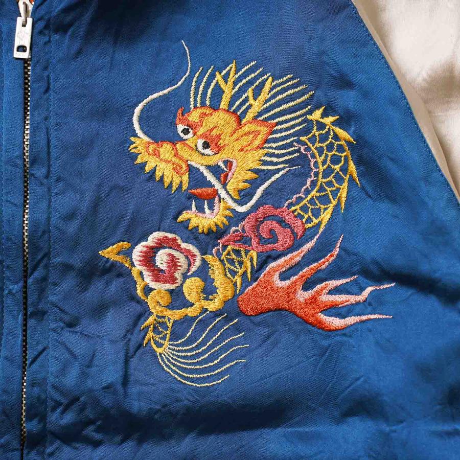 TAILOR TOYO テーラー東洋 スカジャン 港商 Late 1940s Style Acetate Souvenir Jacket KOSHO & CO.  “EAGLE & DRAGON” × “JAPAN MAP” TT15911の画像