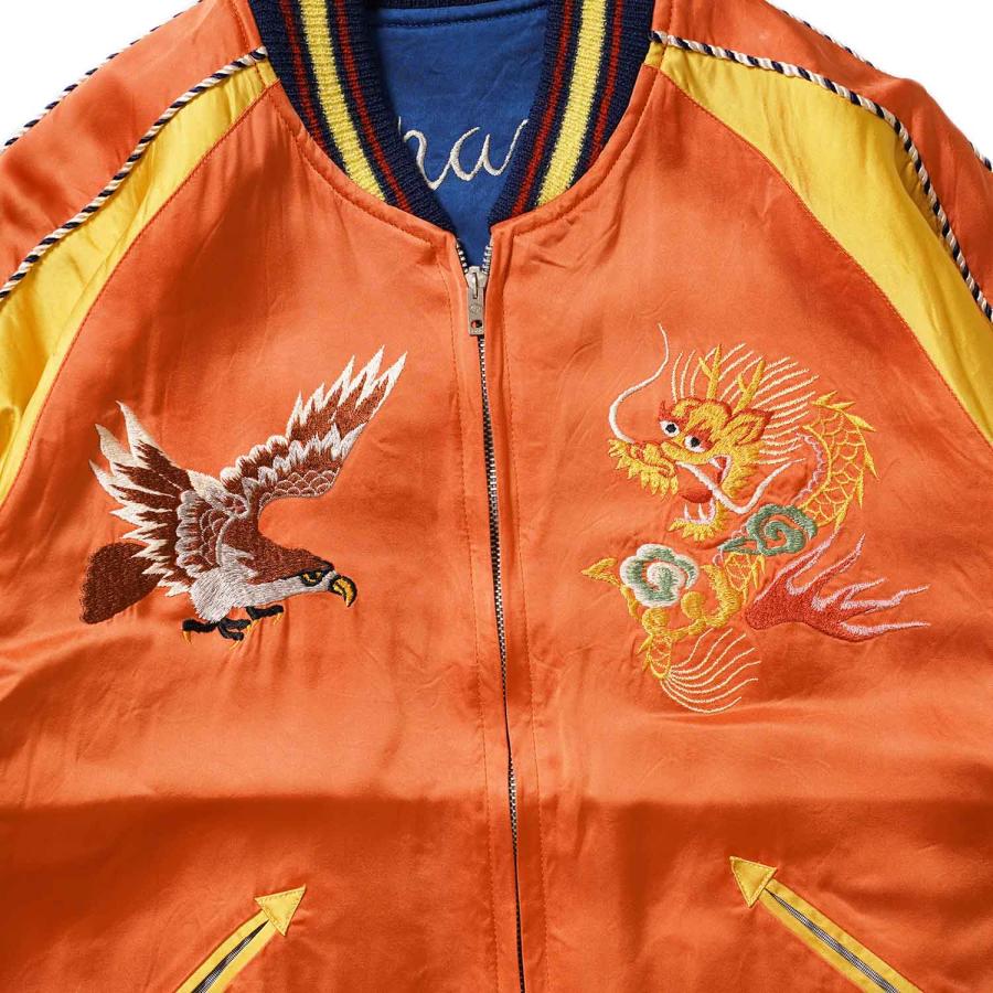 TAILOR TOYO テーラー東洋 スカジャン 港商 Late 1940s Style Acetate Souvenir Jacket KOSHO & CO.  “EAGLE & DRAGON” × “JAPAN MAP” TT15911の画像