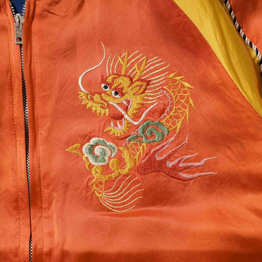 TAILOR TOYO テーラー東洋 スカジャン 港商 Late 1940s Style Acetate Souvenir Jacket KOSHO & CO.  “EAGLE & DRAGON” × “JAPAN MAP” TT15911の画像