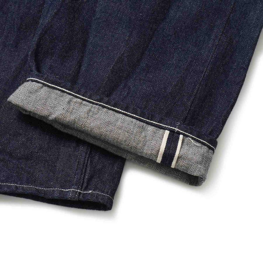 Unite ユニテ Nine2O denim trousers 29 セルビッチ-XLARGE オレンジ 