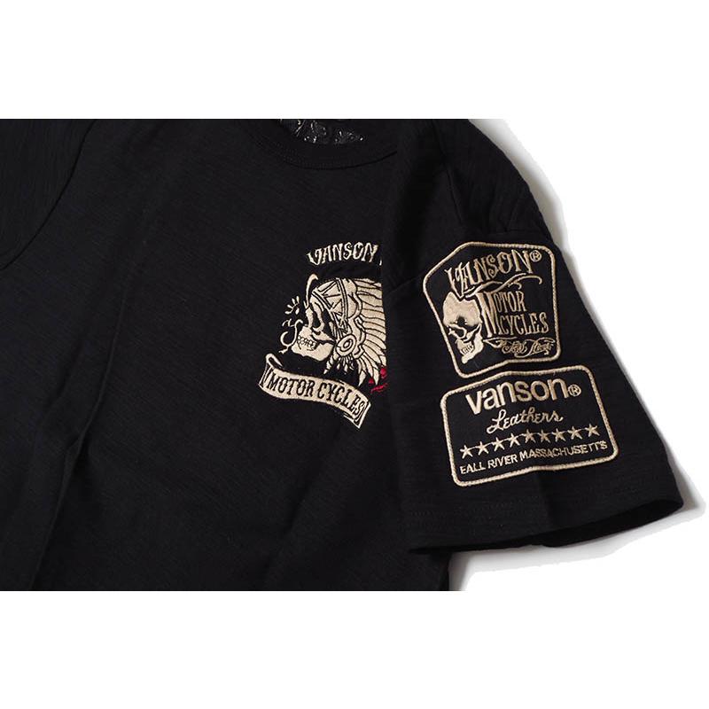 VANSON バンソン  半袖Tシャツ 半袖Tシャツ NVST-807｜rogues｜04