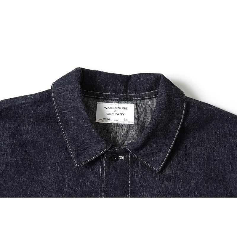 【ワンウォッシュ】WAREHOUSE ウエアハウス カバーオール Lot 2216 "NEW DEAL PROGRAMS DENIM