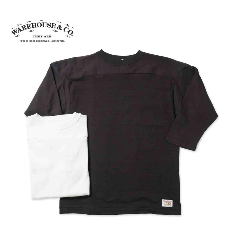 WAREHOUSE（ウエアハウス） 7分袖 フットボールT Lot.4063 