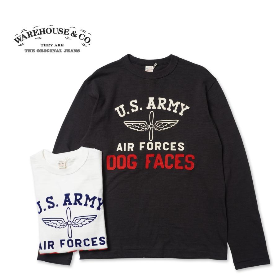 WAREHOUSE（ウエアハウス） 【別注】WAREHOUSE ろーぐす別注 長袖 T