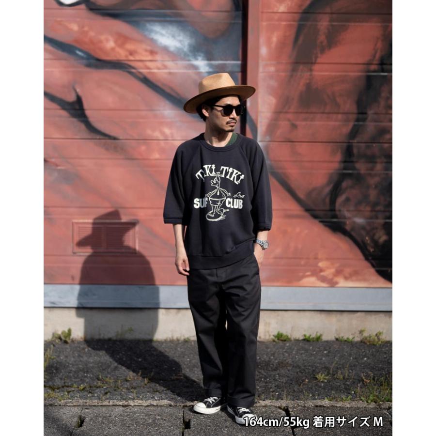 WEIRDO ウィアード  半袖 スウェット  "TIKITIKI SURF CLUB - S/S SWEAT"  WRD-24-SS-15｜rogues｜09