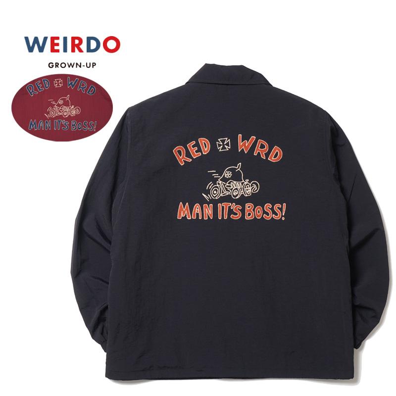 新品未使用　ウィアード/WEIRDO コーチジャケット　Sサイズ WEIRDO ウィアード コーチジャケット メンズ 3000MILE - COACH