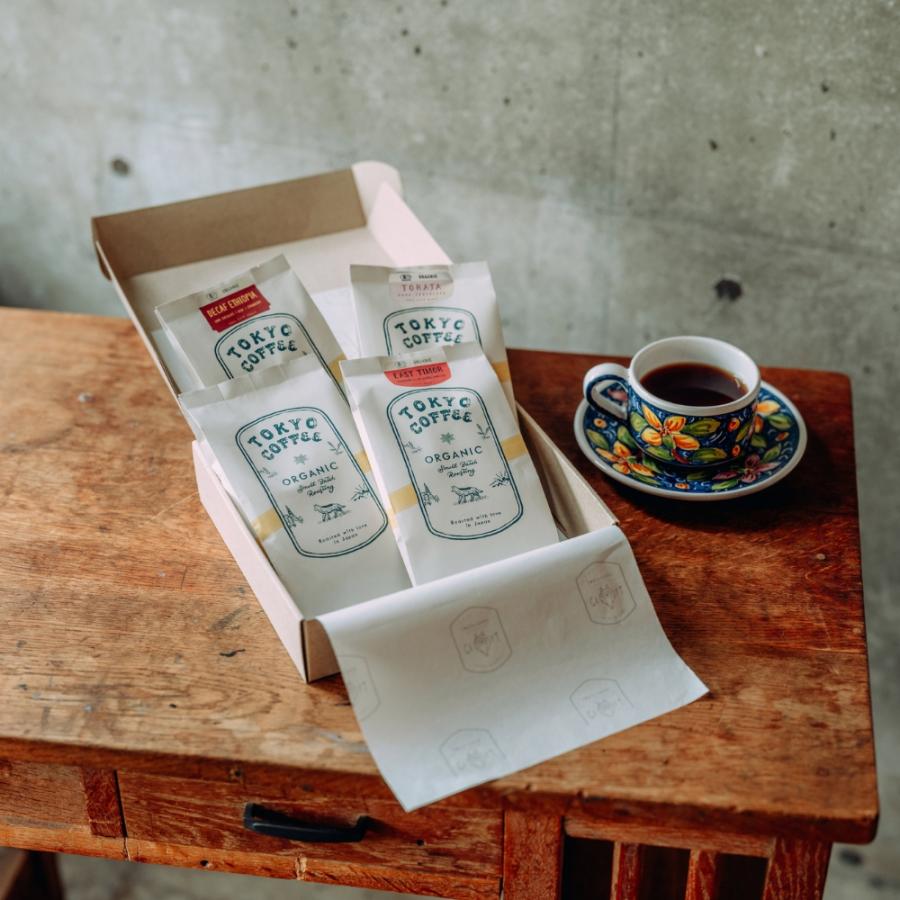 コーヒー豆セット オーガニック お試し コーヒー豆セット サンプル 100g x4 コーヒー