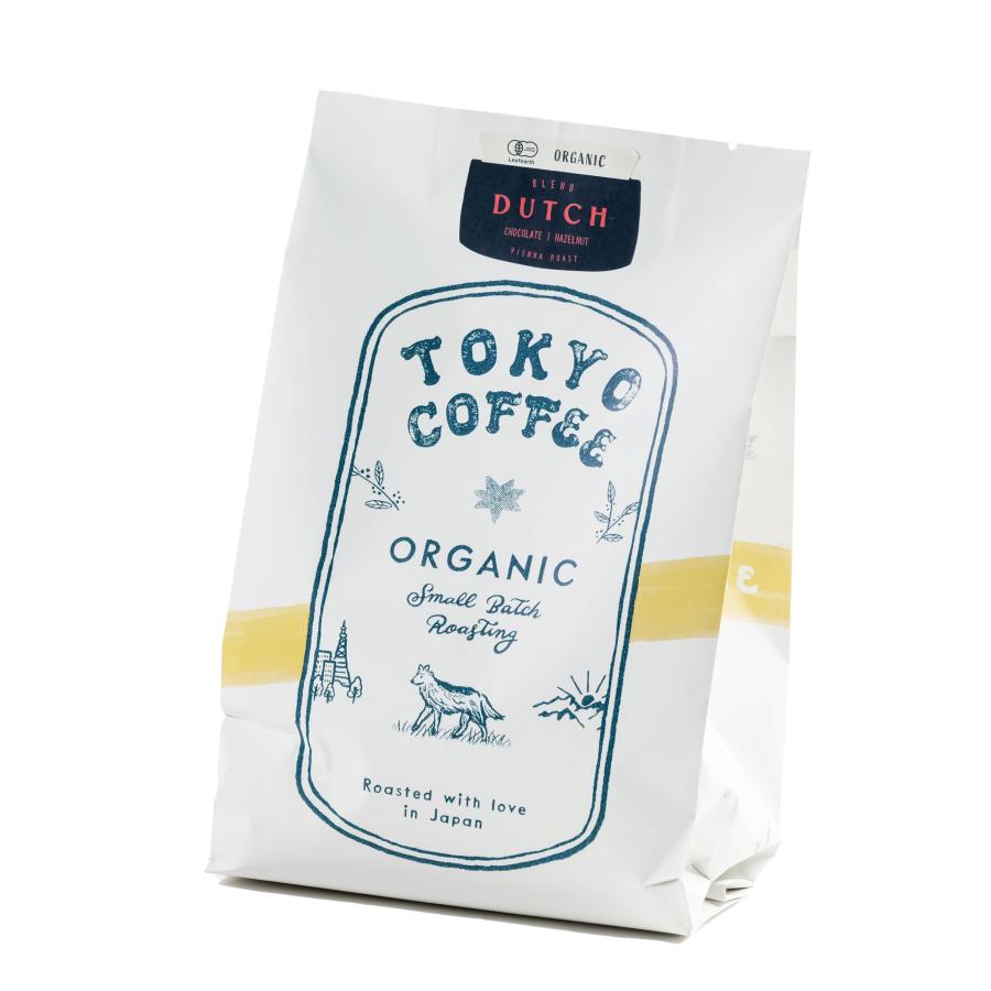 Tokyo Coffee Dutch Blend オーガニック 深煎りコーヒー豆 アイスコーヒー 水出しコーヒー ライトフレンチロースト 200g | オーガニック