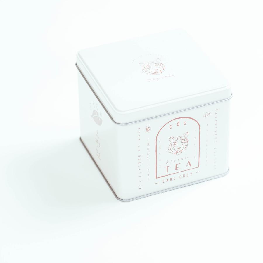 オーガニック ベストセラー アールグレイ 「ode」ルースリーフ 紅茶 ベルガモット風味 可愛い缶 Organic Tea Earl Grey Loose Leaf 230g by TOKYO COFFEE | オーガニック | 09