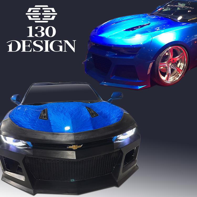 シボレー カマロ フロントバンパー FRP 未塗装 130DESIGN ROHAN