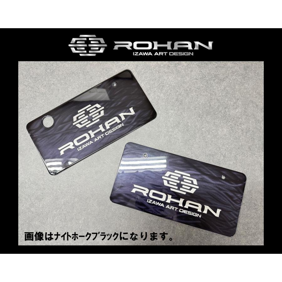 ROHAN グラインダータトゥー ロゴ入り オリジナル 化粧プレート 2枚 
