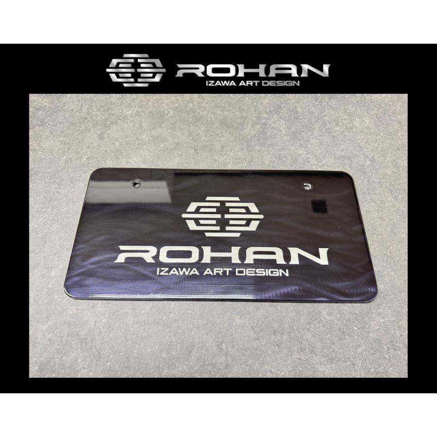 ROHAN グラインダータトゥー ロゴ入り オリジナル 化粧プレート 2枚 