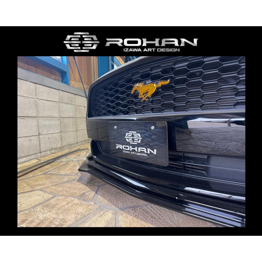 ROHAN グラインダータトゥー ロゴ入り オリジナル 化粧プレート 2枚