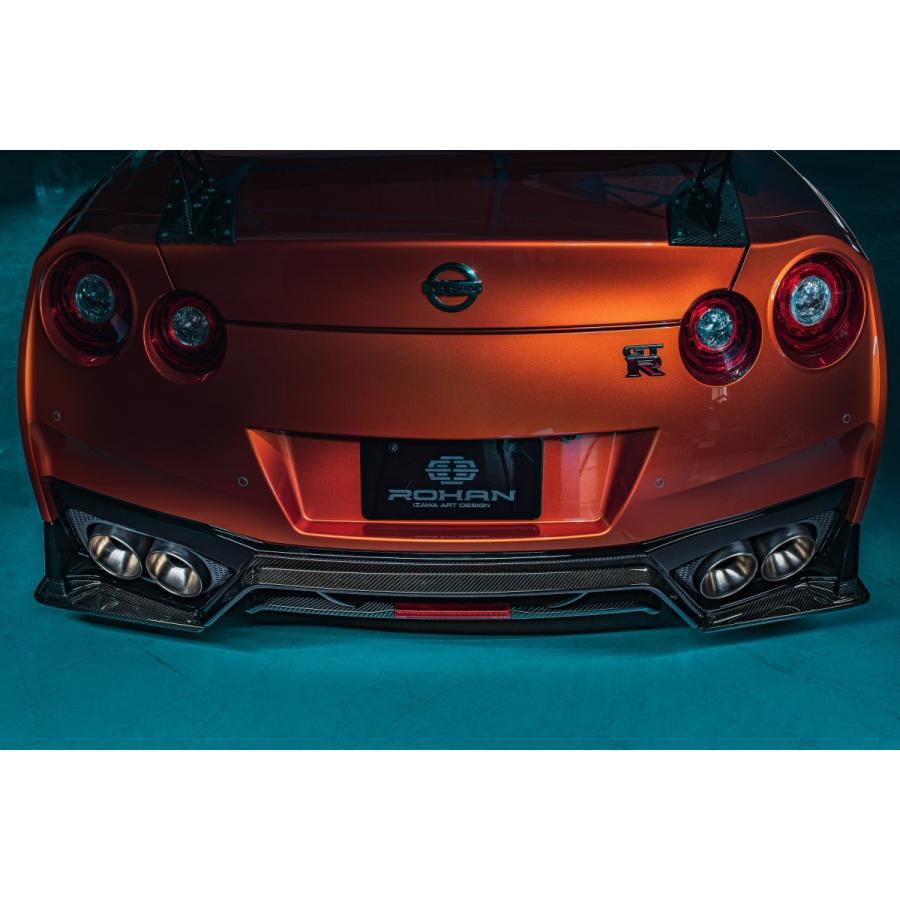 GTR R35 後期 リアディフューザー 未塗装 130DESIGN ROHAN : ROHAN IZ