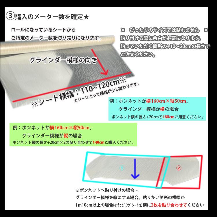 ROHAN グラインダータトゥー ラッピングシート プリウス用 【ブラック