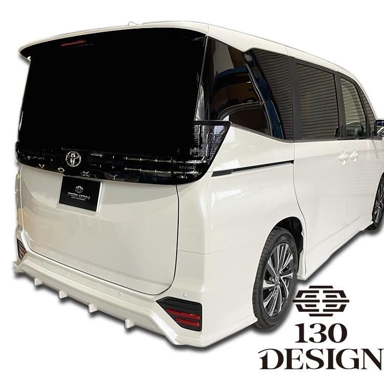 VOXY 90系 リアハーフスポイラー FRP 未塗装 130DESIGN ROHAN : ROHAN