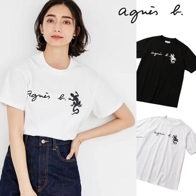 本日の目玉 アニエスベー Tシャツ レディース 半袖 Agnes B 夏tシャツ カットソー ロゴｔシャツ メンズ 丸首 サマーtシャツ Tシャツペア おしゃれ 男女兼用 Aynaelda Com