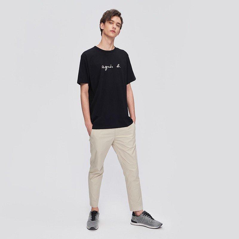 限定タイムセール1980円 アニエスベー Homme Tシャツ Tシャツ おもしろtシャツメンズ コットン メンズ 二枚目 1780円 半袖 無地 Tシャツ メール便なら送料無料 Tシャツ