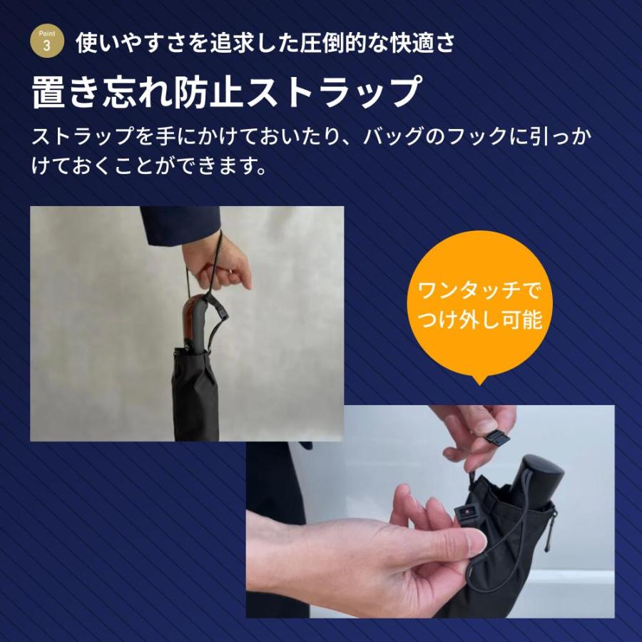 逆折りたたみ傘 NURASAN-27W ヌラサン ワンタッチ 自動開閉 120cm 強風