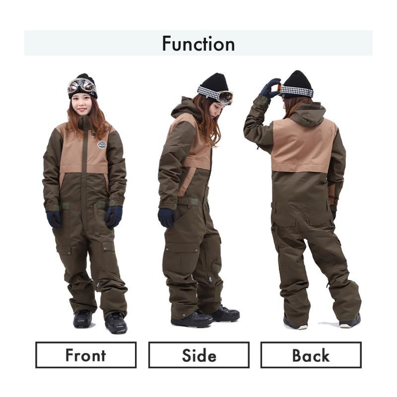 スノーボード つなぎ Forestin Gear スノボワンピース 上下セット メンズ レディース 男女兼用 スノボウェア スノーボードウェア スノボ 防水 防寒 Fgmo18 01 Zerobase 通販 Yahoo ショッピング