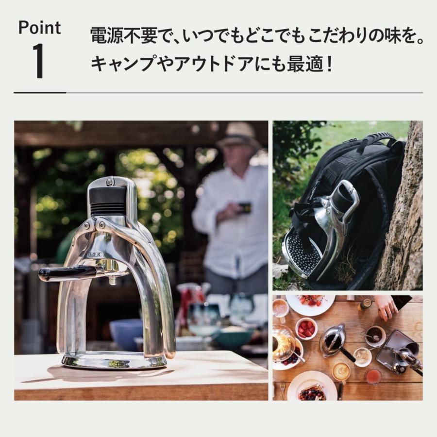 ROK ロック EspressoGC エスプレッソGC 手動エスプレッソメーカー イギリス発 (シルバー)【日本正規代理店】｜rokcoffee｜02