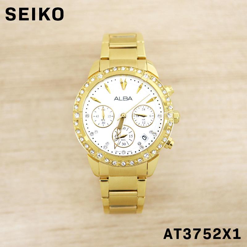SEIKO セイコー ALBA アルバ レディース 女性 彼女 アナログ 腕時計 AT3752X1 クオーツ ウォッチ ビジネス 誕生日 プレゼント ギフト 祝い