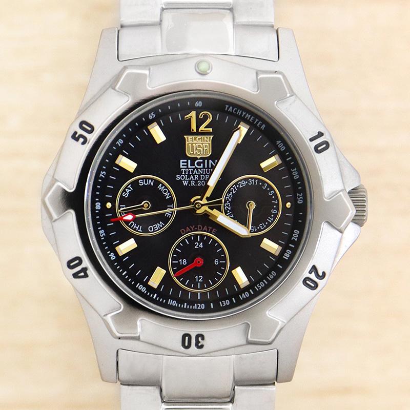 ELGIN（エルジン） ダイバーズ メンズ 男性 彼氏 アナログ 腕時計
