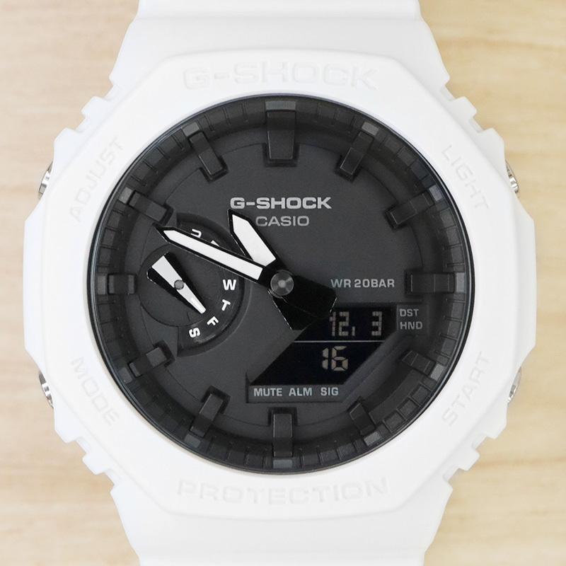 CASIO カシオ G-SHOCK ジーショック メンズ 男性 キッズ 子供 男の子 アナデジ 腕時計 クオーツ ウォッチ GA-2100-7A 誕生日 プレゼント ギフト 祝い｜roke｜02