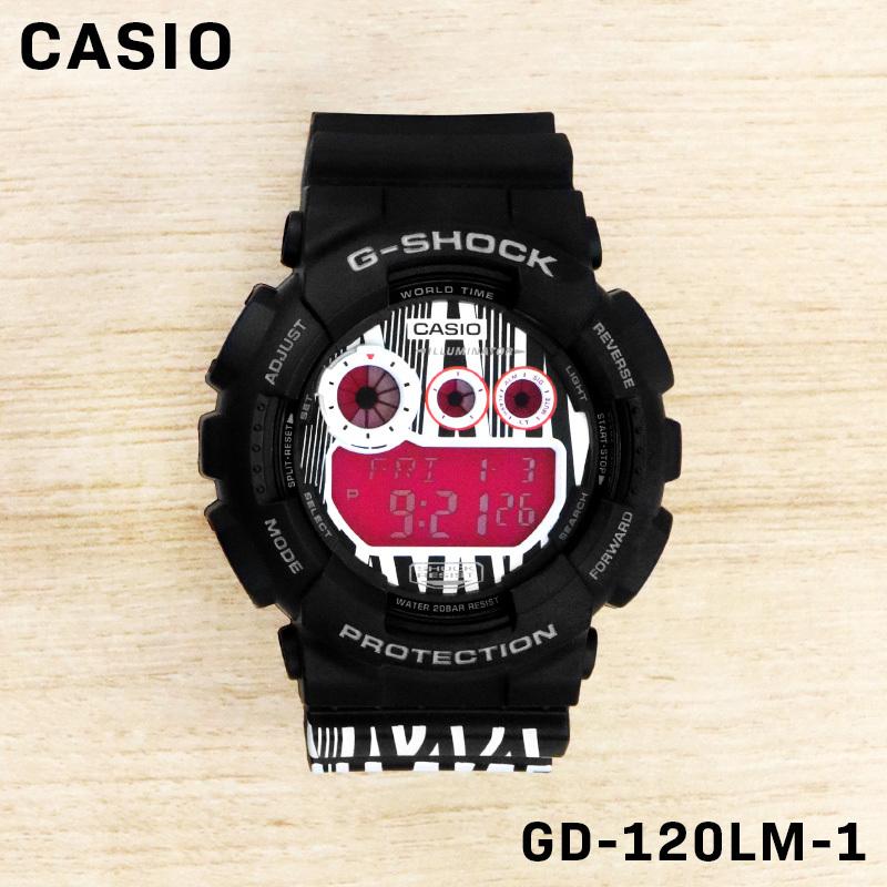 G-SHOCK GD-120LM-1AJR ブラック/ピンク G-SHOCK CASIO カシオ ジーショック メンズ 男性 キッズ 子供 男の子