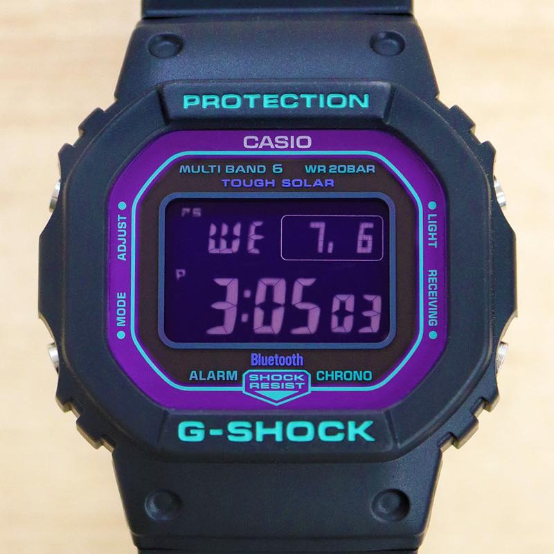 CASIO カシオ G-SHOCK ジーショック メンズ 男性 デジタル 腕時計 Bluetooth 電波ソーラー ウォッチ GW-B5600BL-1