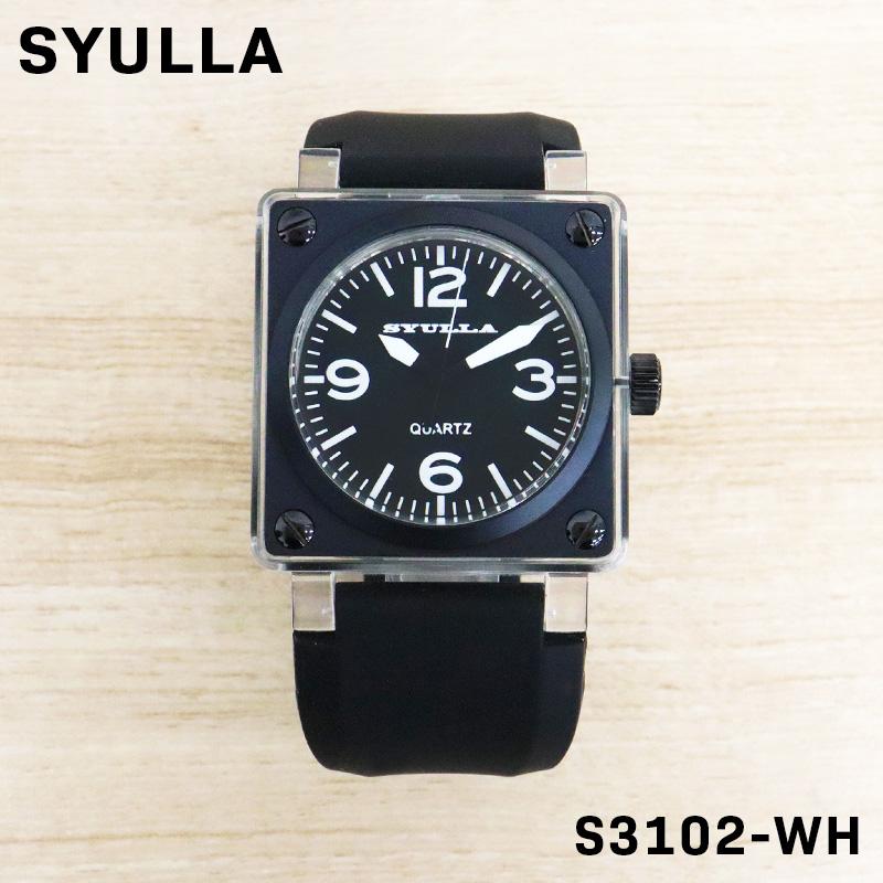 SYULLA シュラ メンズ 男性 彼氏 アナログ 腕時計 ウォッチ S3102-WH 