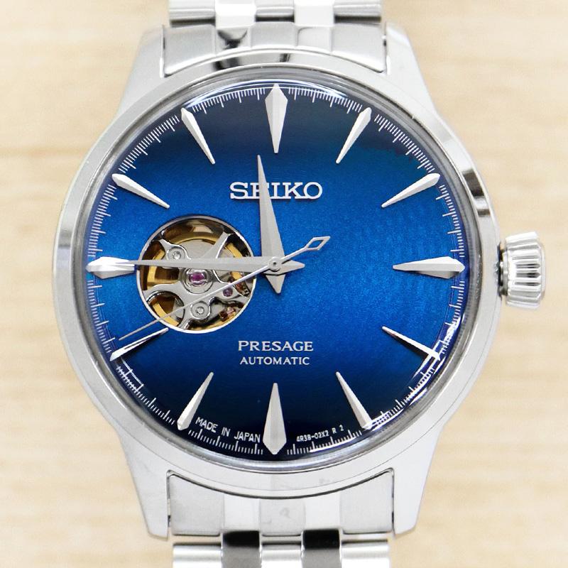 SEIKO セイコー PRESAGE プレサージュ カクテルタイム Blue Acapulco オートマチック メンズ 男性 腕時計 自動巻き  SSA439J1 国内品番 SARY119