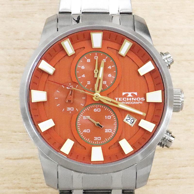 [テクノス] 腕時計 クロノグラフ シルバー T0B71SR メンズ TECHNOS（時計） TECHNOS テクノス メンズ 男性 アナログ 腕時計