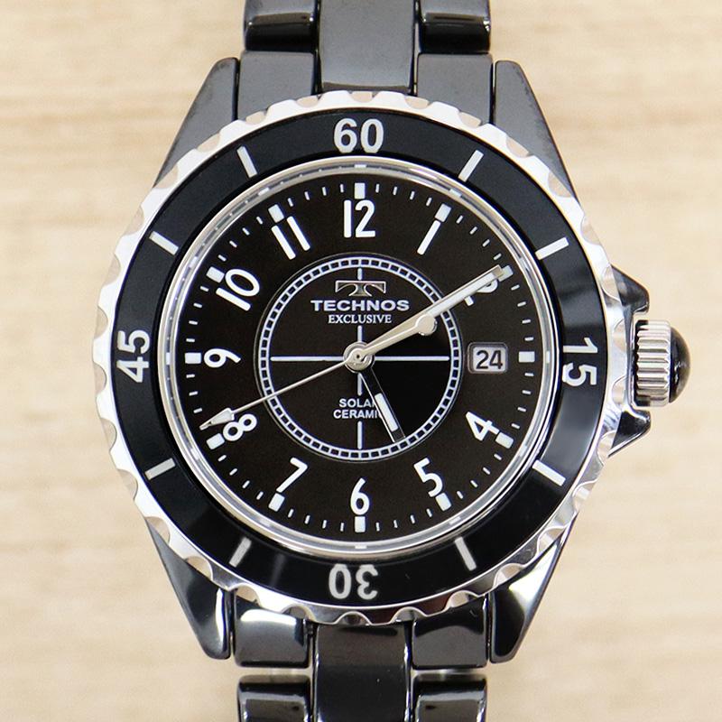 TECHNOS（テクノス） メンズ 男性 彼氏 アナログ 腕時計 ソーラー