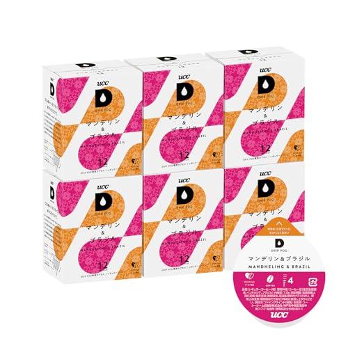 UCC ドリップポッド 専用カプセル マンデリン&ブラジル 12杯分 ×6箱