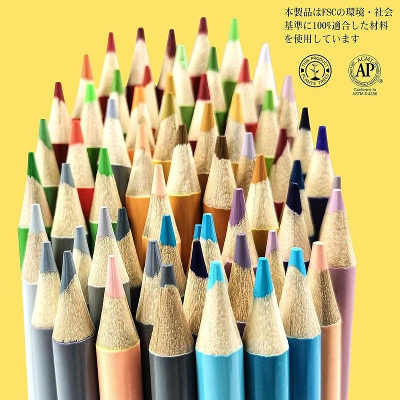 色鉛筆 520色セット 油性色鉛筆 プロ専用ソフト芯色鉛筆セット 子供から大人、アーティストまで理想的な塗り絵と絵画に