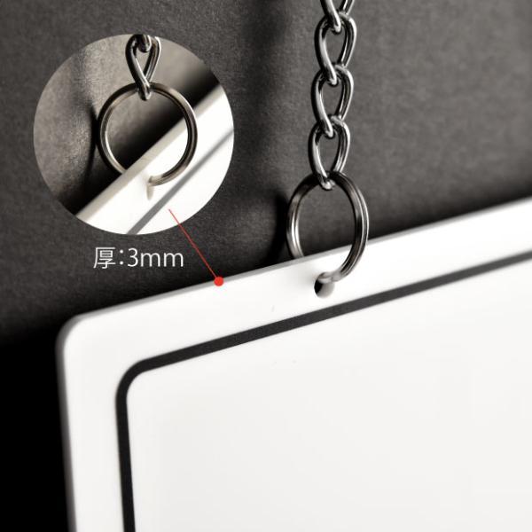 ニコニコsign 看板「OPEN／CLOSED」アクリル製 W200mm×H200mm 準備中