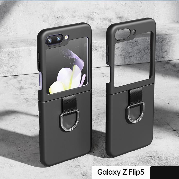 Galaxy Z Flip5 Flip4 ケース ギャラクシーZ フリップ5 シリコン 無地 リング付き 可愛い おしゃれ レッド スクリーン保護 軽量 全面保護｜rolfclothing｜20