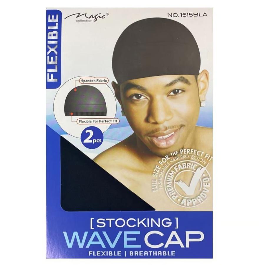 本場USAブランド MAGIC 2枚入り ストッキング Wave Cap ウェーブキャップ 男女兼用 ダンス HIPHOP ブラックカルチャー