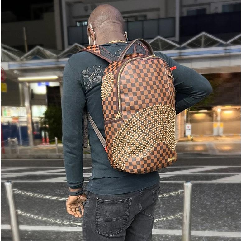 特別限定版 SPRAYGROUND スプレイグラウンド ゴールドリベット バック 