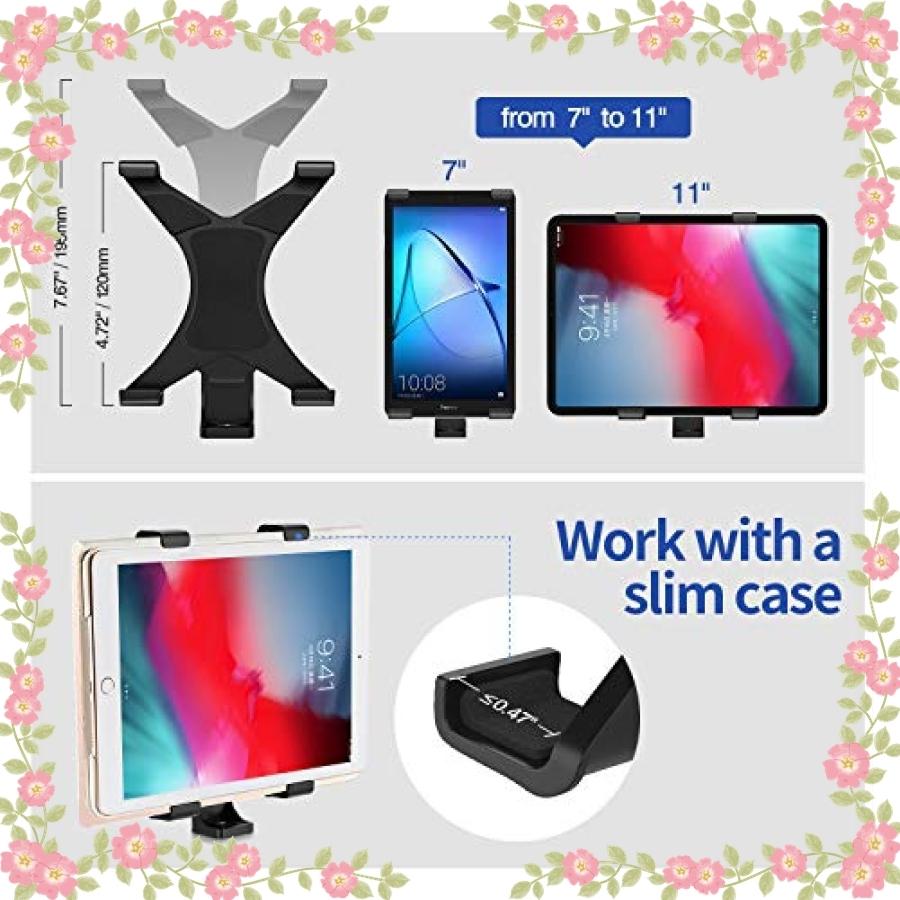 売れ筋アイテムラン Atic タブレット ホルダー クリップ タブレットスタンド 固定ホルダー Abs製 耐久性 安定 三脚取付用 New Ipad Air 第3世代 Ipad 10 2 19 Air4 Www Amazingtint Com