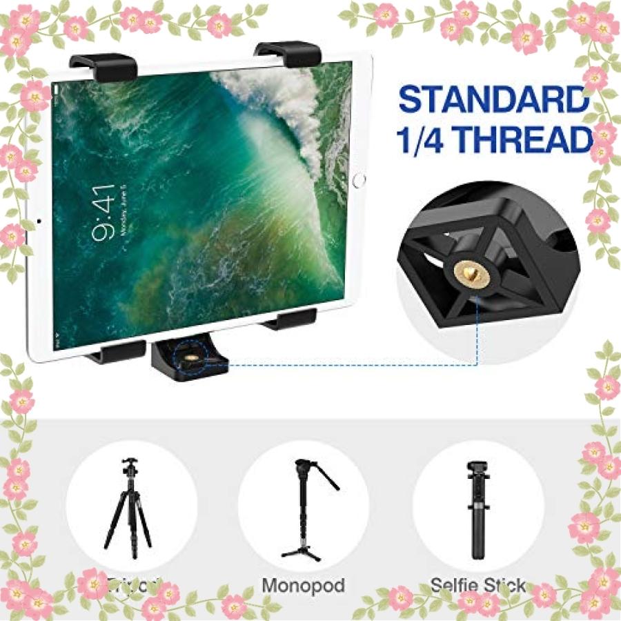 売れ筋アイテムラン Atic タブレット ホルダー クリップ タブレットスタンド 固定ホルダー Abs製 耐久性 安定 三脚取付用 New Ipad Air 第3世代 Ipad 10 2 19 Air4 Www Amazingtint Com