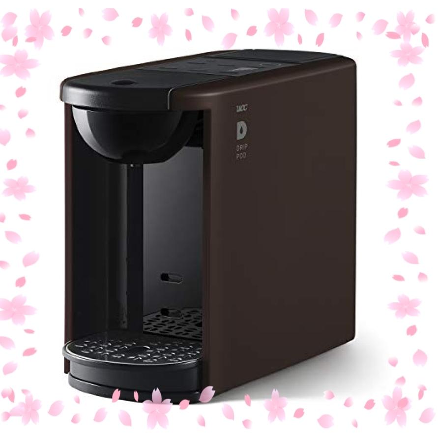 Ucc ドリップポッド カプセル式 一杯抽出 コーヒーマシン コーヒーメーカー カプセル式 ブラウン キッチン家電