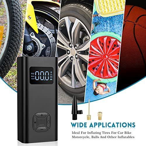 いいスタイル 6500mah 電動エアーポンプ 電動空気入れ 電動エアコンプレッサー 自動車タイヤエアーポンプ 自転車空気入れ 電 動モバイルポンプ タイヤ空気入れ Aynaelda Com